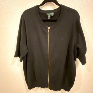 Lauren (by Ralph Lauren) short sleeve top- size 2X
